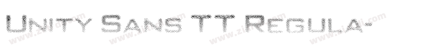 Unity Sans TT Regula字体转换